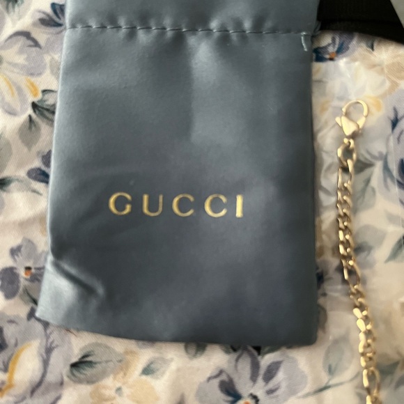 Gucci raccoon accessories/Pouch with Gold Accent - Picture 3 of 6